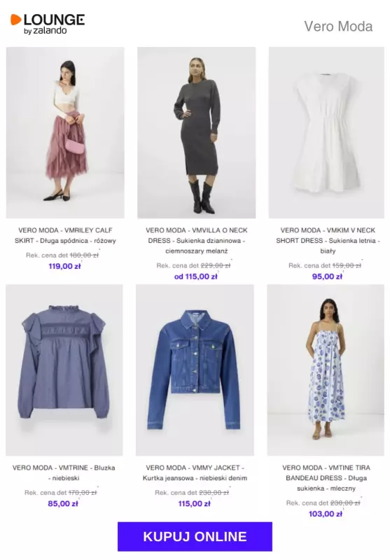 Lounge by Zalando - gazetka promocyjna Do -80% Vero Moda od czwartku 11.09  - strona 6