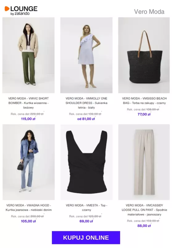 Lounge by Zalando - gazetka promocyjna Do -80% Vero Moda   - strona 3