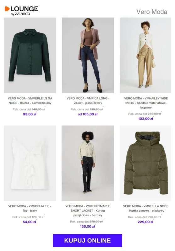 Lounge by Zalando - gazetka promocyjna Do -80% Vero Moda od czwartku 11.09  - strona 5