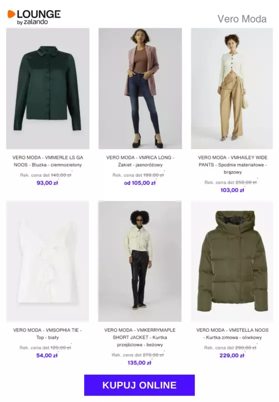 Lounge by Zalando - gazetka promocyjna Do -80% Vero Moda od czwartku 11.09  - strona 5