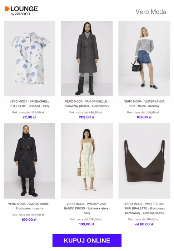 Lounge by Zalando - gazetka promocyjna Do -80% Vero Moda od czwartku 11.09  - strona 8