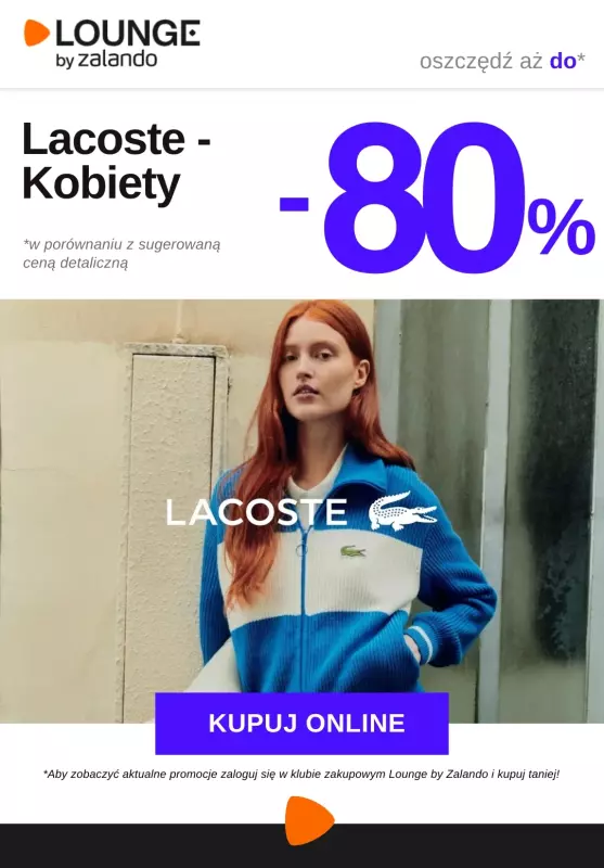 Lounge by Zalando - gazetka promocyjna Do -80% Lacoste - Kobiety  