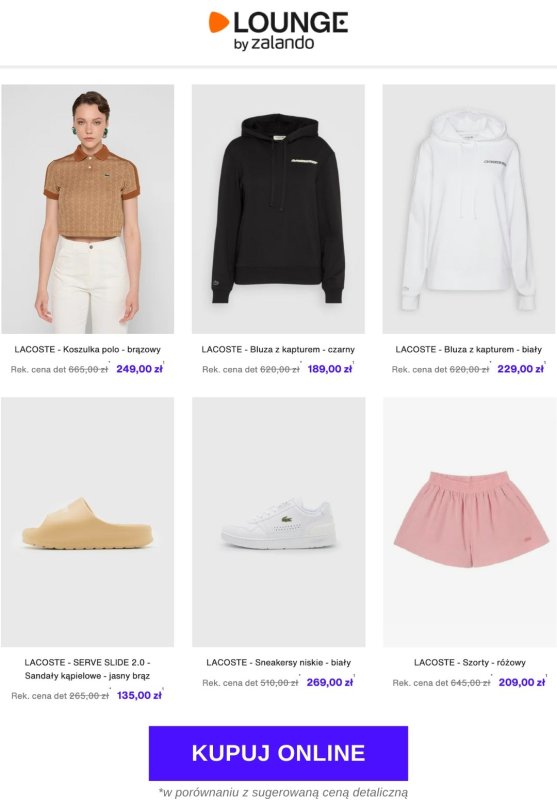 Lounge by Zalando - gazetka promocyjna Do -80% Lacoste - Kobiety od wtorku 16.09 do czwartku 18.09 - strona 2