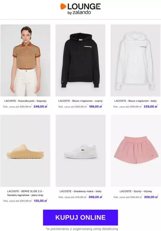 Lounge by Zalando - gazetka promocyjna Do -80% Lacoste - Kobiety   - strona 2