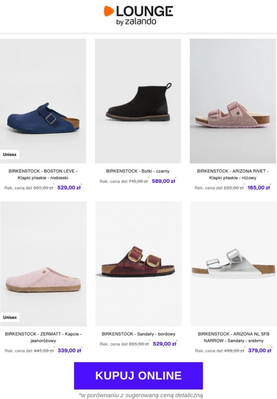 Lounge by Zalando - gazetka promocyjna Do -80% Birkenstock od środy 17.09 do piątku 19.09 - strona 4