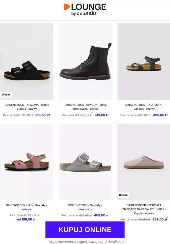 Lounge by Zalando - gazetka promocyjna Do -80% Birkenstock   - strona 3