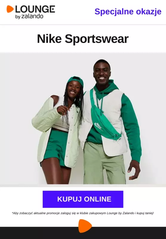Lounge by Zalando - gazetka promocyjna Specjalne okazje: Nike Sportswear od wtorku 23.09 do soboty 27.09