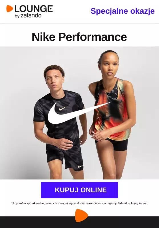 Lounge by Zalando - gazetka promocyjna Specjalne okazje:  Nike Performance od czwartku 02.10 do niedzieli 05.10