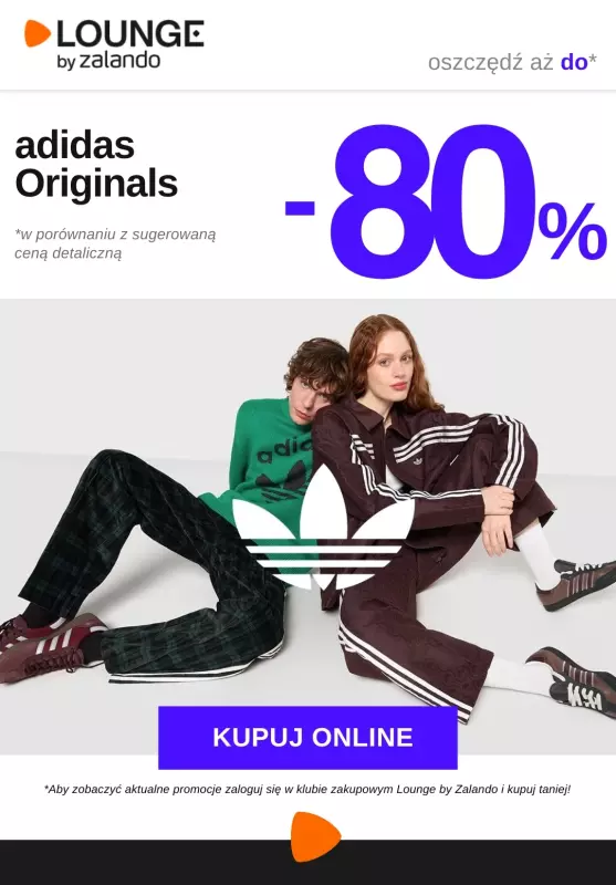Lounge by Zalando - gazetka promocyjna Do -80% adidas Originals od piątku 03.10 do poniedziałku 06.10
