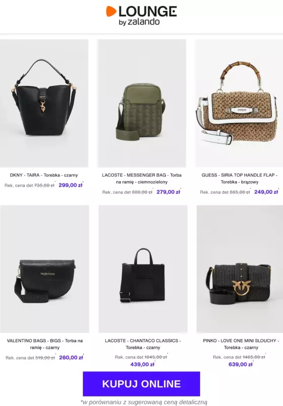 Lounge by Zalando - gazetka promocyjna Do -75% Torby premium   - strona 3