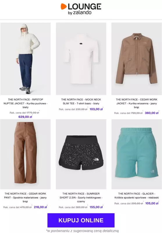 Lounge by Zalando - gazetka promocyjna Do -70% na markę The North Face   - strona 3