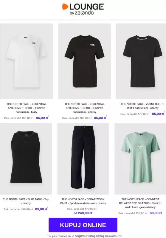 Lounge by Zalando - gazetka promocyjna Do -70% na markę The North Face   - strona 2