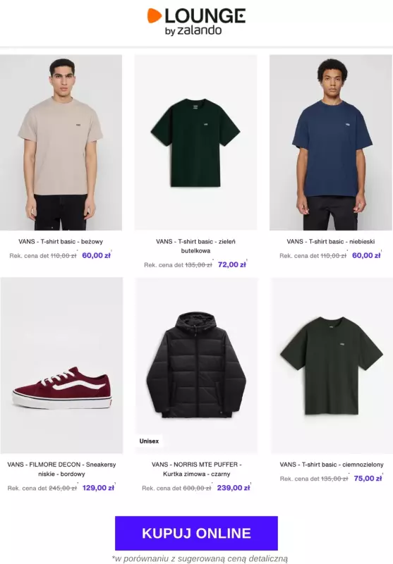 Lounge by Zalando - gazetka promocyjna Do -72% Vans   - strona 2