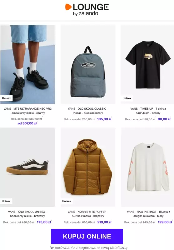 Lounge by Zalando - gazetka promocyjna Do -72% Vans od piątku 10.10 do wtorku 14.10 - strona 5