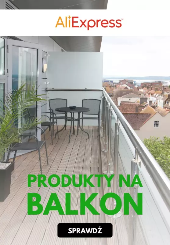 AliExpress - gazetka promocyjna Produkty na balkon od piątku 07.03 