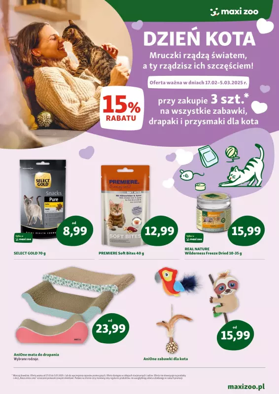 MAXI ZOO - gazetka promocyjna Wszystko dla Twojego pupila od czwartku 13.02 do piątku 28.02 - strona 3