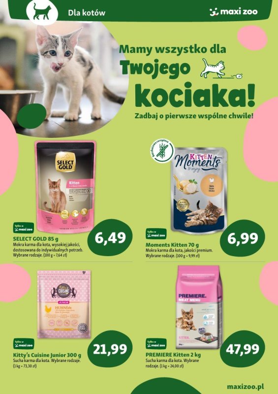 MAXI ZOO - gazetka promocyjna Maxi Zoo - Wszystko dla szczeniaka i kociaka od czwartku 01.05 do soboty 31.05 - strona 5