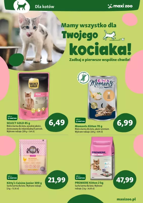 MAXI ZOO - gazetka promocyjna Maxi Zoo - Wszystko dla szczeniaka i kociaka od czwartku 01.05 do soboty 31.05 - strona 5