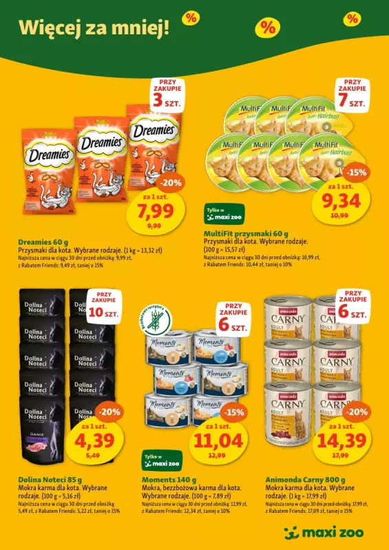 MAXI ZOO - gazetka promocyjna Maxi Zoo - Więcej za mniej! od czwartku 01.05 do soboty 31.05 - strona 8