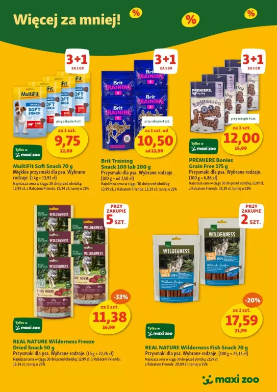MAXI ZOO - gazetka promocyjna Maxi Zoo - Więcej za mniej! od czwartku 01.05 do soboty 31.05 - strona 2