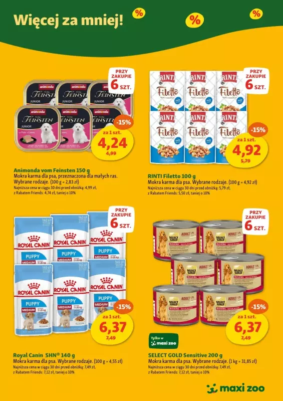 MAXI ZOO - gazetka promocyjna Maxi Zoo - Więcej za mniej! od czwartku 01.05 do soboty 31.05 - strona 3