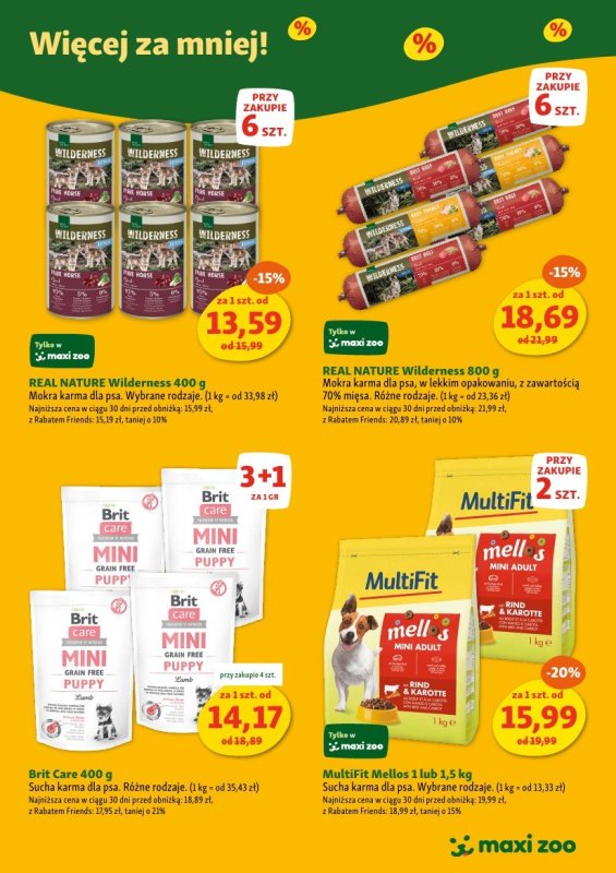 MAXI ZOO - gazetka promocyjna Maxi Zoo - Więcej za mniej! od czwartku 01.05 do soboty 31.05 - strona 5