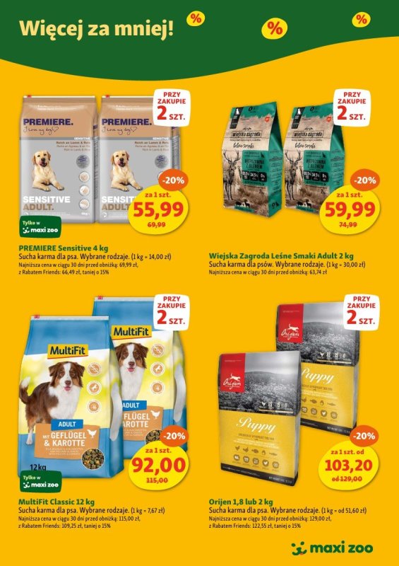 MAXI ZOO - gazetka promocyjna Maxi Zoo - Więcej za mniej! od czwartku 01.05 do soboty 31.05 - strona 6