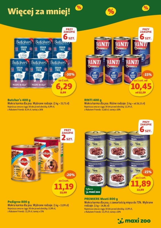 MAXI ZOO - gazetka promocyjna Maxi Zoo - Więcej za mniej! od czwartku 01.05 do soboty 31.05 - strona 4