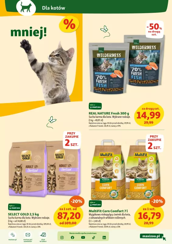MAXI ZOO - gazetka promocyjna Maxi Zoo - Wszystko dla Twojego pupila od czwartku 08.05 do środy 14.05 - strona 11