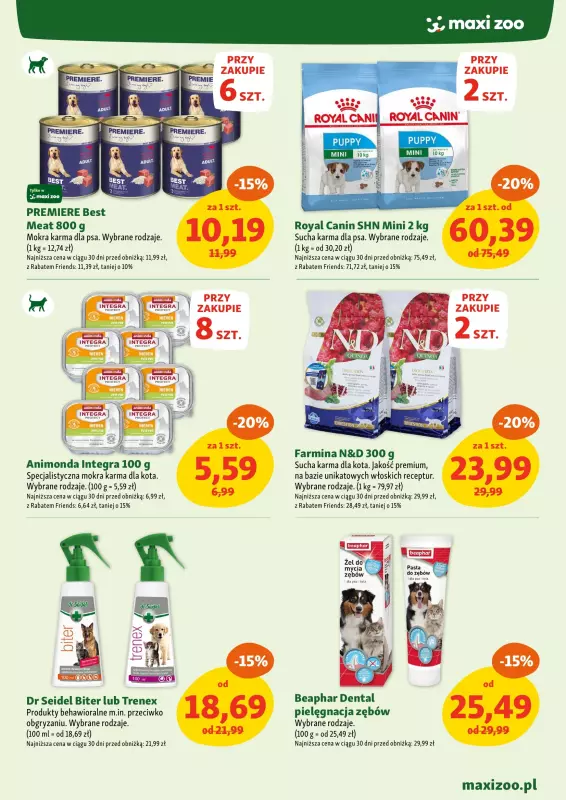 MAXI ZOO - gazetka promocyjna Maxi Zoo - Wszystko dla Twojego pupila od czwartku 15.05 do środy 04.06 - strona 4