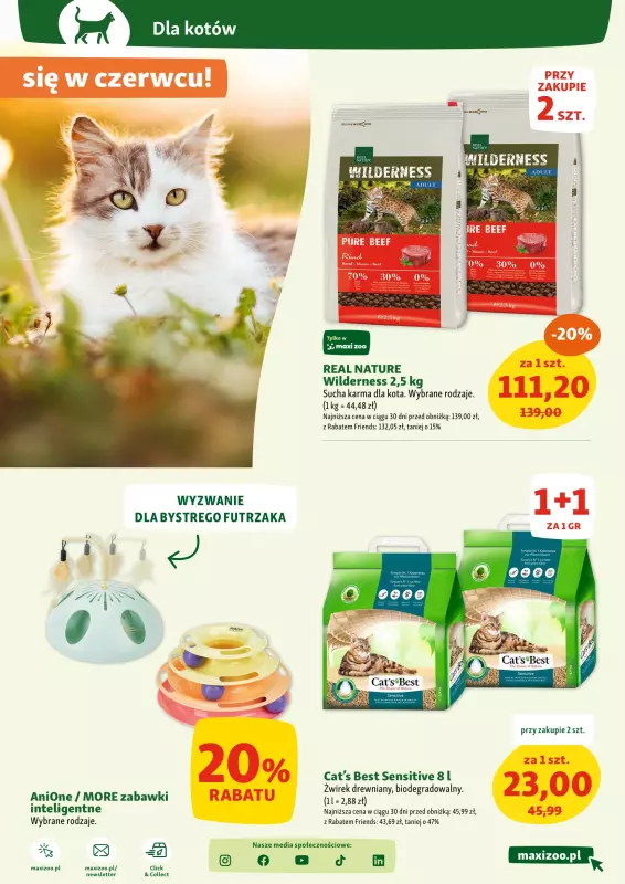 MAXI ZOO - gazetka promocyjna Maxi Zoo - Wszystko dla Twojego pupila od czwartku 05.06 do środy 11.06 - strona 11