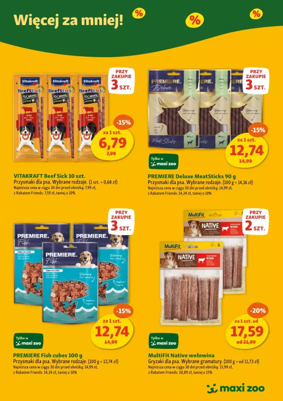 MAXI ZOO - gazetka promocyjna Maxi Zoo - Więcej za mniej!   - strona 2