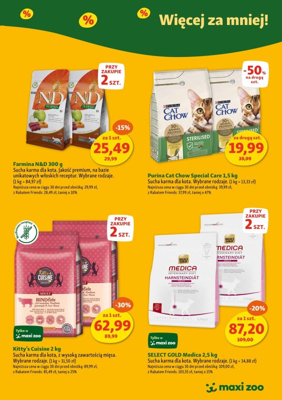 MAXI ZOO - gazetka promocyjna Maxi Zoo - Więcej za mniej! od wtorku 01.07 do czwartku 31.07 - strona 9