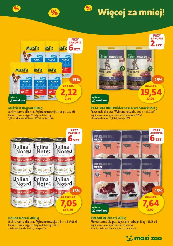 MAXI ZOO - gazetka promocyjna Maxi Zoo - Więcej za mniej!   - strona 3