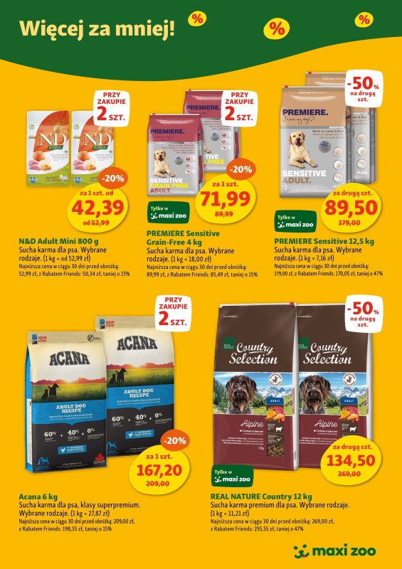 MAXI ZOO - gazetka promocyjna Maxi Zoo - Więcej za mniej! od wtorku 01.07 do czwartku 31.07 - strona 6