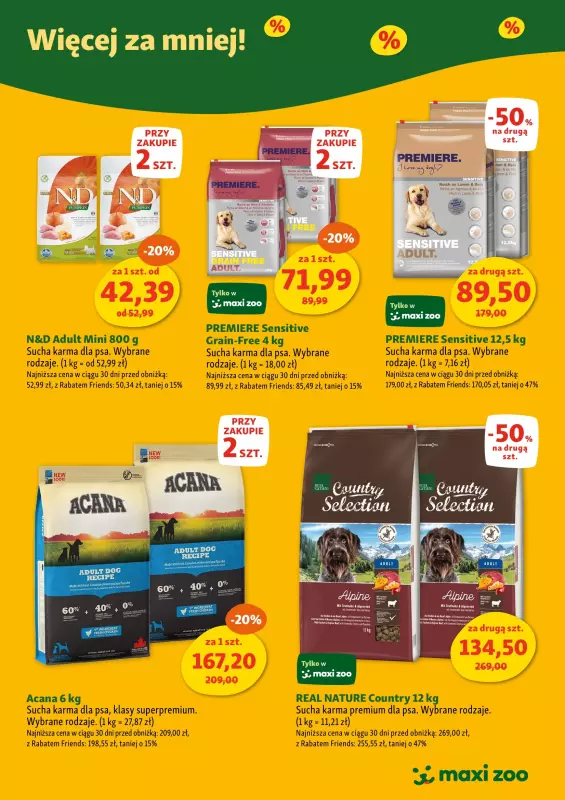 MAXI ZOO - gazetka promocyjna Maxi Zoo - Więcej za mniej! od wtorku 01.07 do czwartku 31.07 - strona 6