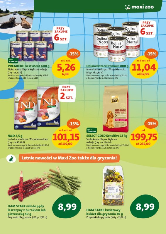 MAXI ZOO - gazetka promocyjna Maxi Zoo - Wakacyjne okazje od czwartku 17.07 do czwartku 31.07 - strona 4