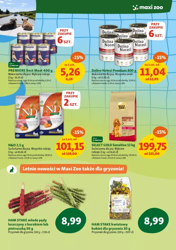 MAXI ZOO - gazetka promocyjna Maxi Zoo - Wakacyjne okazje od czwartku 17.07 do czwartku 31.07 - strona 4