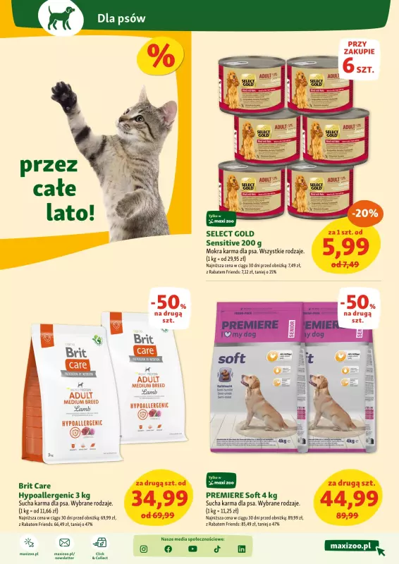 MAXI ZOO - gazetka promocyjna Gazetka  do środy 13.08 - strona 5
