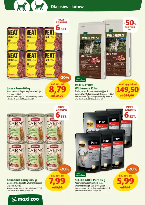 MAXI ZOO - gazetka promocyjna Gazetka  do środy 13.08 - strona 2