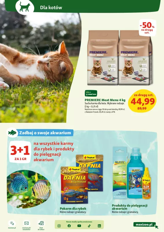 MAXI ZOO - gazetka promocyjna Gazetka  do środy 13.08 - strona 15