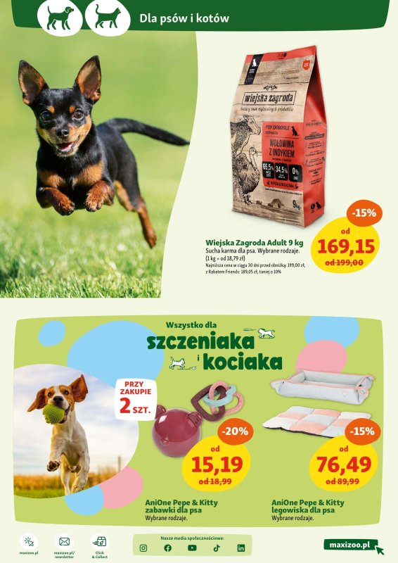MAXI ZOO - gazetka promocyjna Gazetka  do środy 13.08 - strona 13