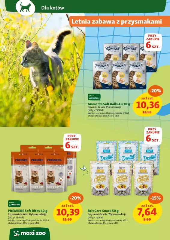 MAXI ZOO - gazetka promocyjna Gazetka  do środy 13.08 - strona 10