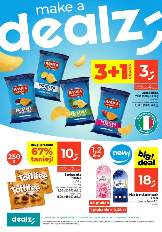 Dealz - gazetka promocyjna Make a Dealz! od czwartku 18.07 do środy 24.07