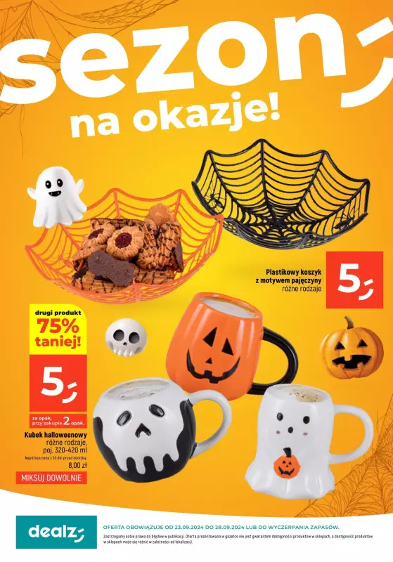 Dealz - gazetka promocyjna Sezon na okazje!  do soboty 28.09