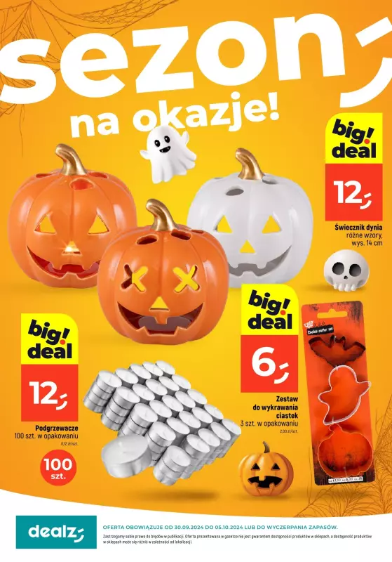 Dealz - gazetka promocyjna Sezon na okazje  do soboty 05.10