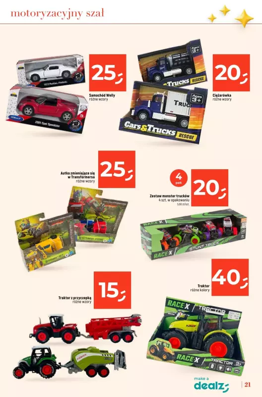 Dealz - gazetka promocyjna KATALOG - ŚWIĄTECZNE CUDA CENOWE  do wtorku 24.12 - strona 21