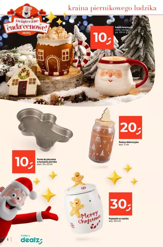 Dealz - gazetka promocyjna KATALOG - ŚWIĄTECZNE CUDA CENOWE  do wtorku 24.12 - strona 4