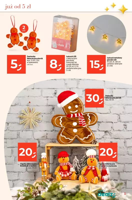 Dealz - gazetka promocyjna KATALOG - ŚWIĄTECZNE CUDA CENOWE  do wtorku 24.12 - strona 5