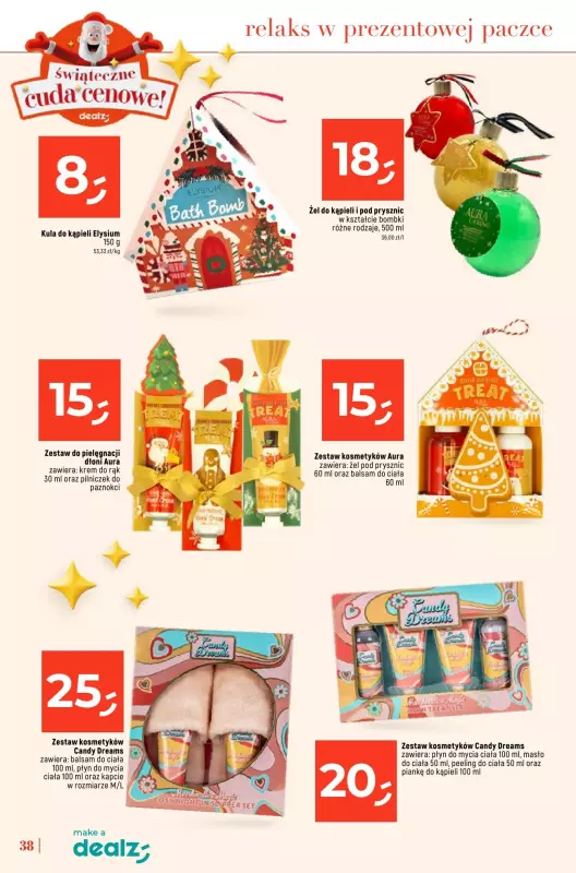 Dealz - gazetka promocyjna KATALOG - ŚWIĄTECZNE CUDA CENOWE  do wtorku 24.12 - strona 38